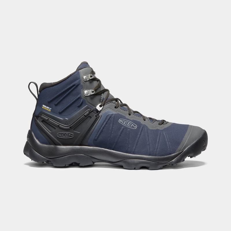 Keen Venture Mid Waterproof - Erkek Trekking Bot - Mavi - Turkey (851342QFY)